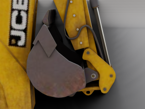 JCB BULLDOZER GAME READY 3D MODEL Model 3D