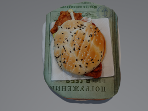 LOW POLY BURGER FOOD GAME READY 3D-Modell