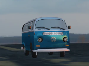 BUS GAME READY LOW POLY 3D MODEL 3D Model