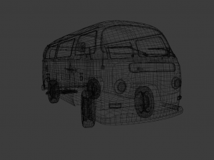 BUS GAME READY LOW POLY 3D MODEL 3D Model