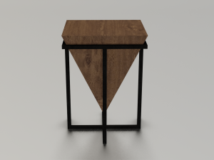 STYLISH TABLE LOW POLY GAME READY 3D MODEL Modelo 3D