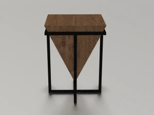 STYLISH TABLE LOW POLY GAME READY 3D MODEL 3D Model