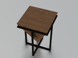 STYLISH TABLE LOW POLY GAME READY 3D MODEL Modelo 3D