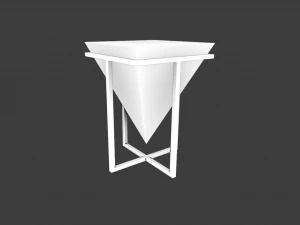 STYLISH TABLE LOW POLY GAME READY 3D MODEL 3D Model