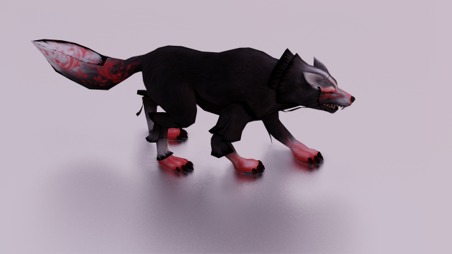 WOLF GAME READY 3D MODEL Modello 3D .c4d .max .obj .3ds .fbx .stl .blend 