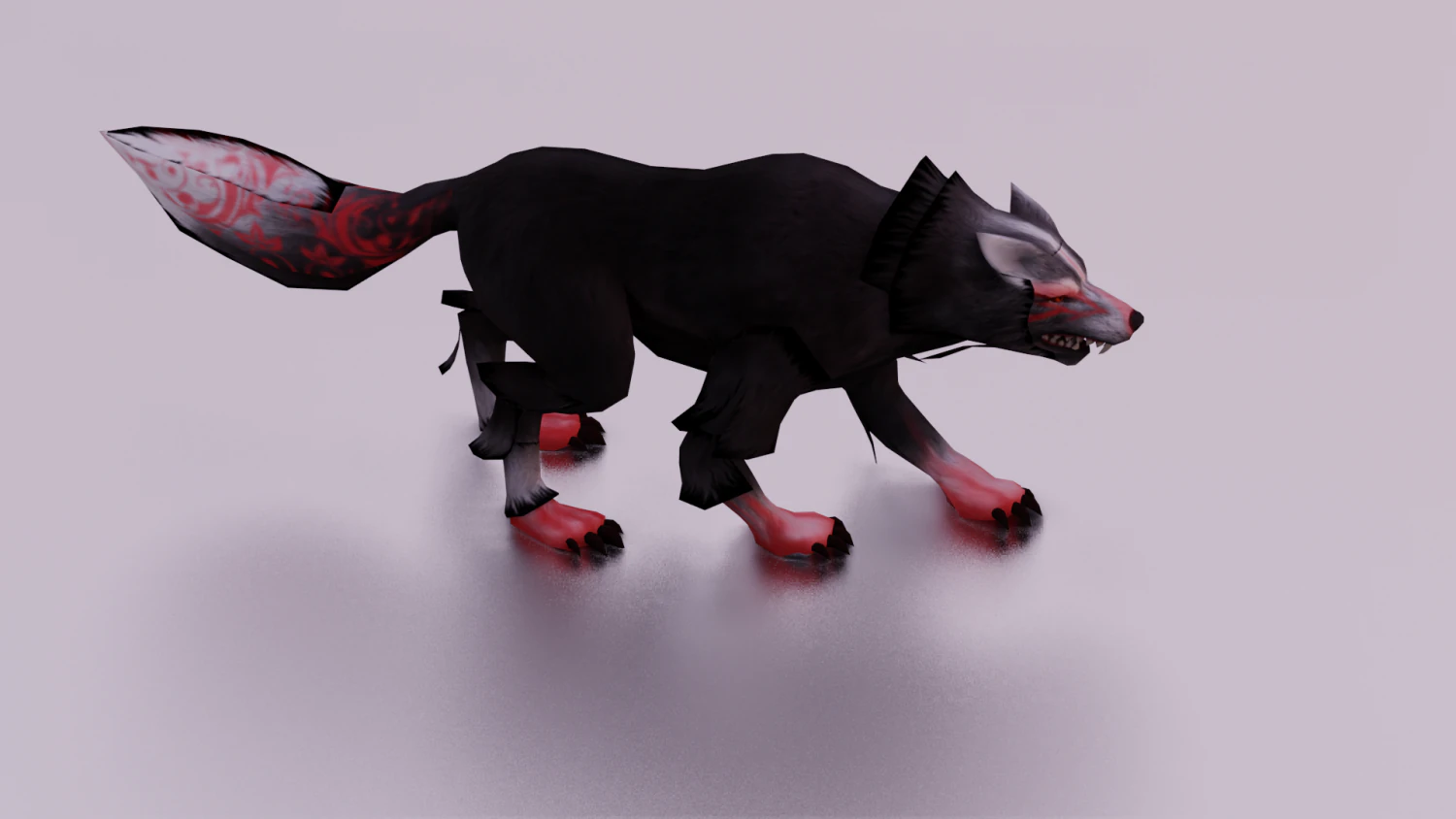 WOLF GAME READY 3D MODEL 3D Model .c4d .max .obj .3ds .fbx .stl .blend 