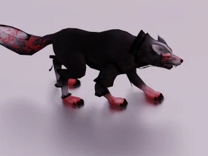 WOLF GAME READY 3D MODEL 3D Model