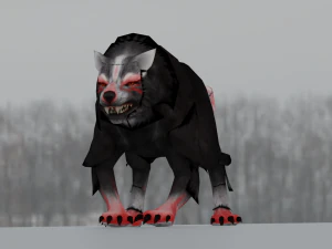 WOLF GAME READY 3D MODEL 3D Model