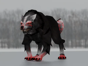 WOLF GAME READY 3D MODEL 3D Model
