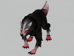 WOLF GAME READY 3D MODEL 3D Model