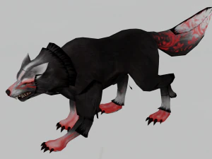 WOLF GAME READY 3D MODEL 3D Model