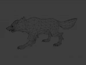 WOLF GAME READY 3D MODEL 3D Model
