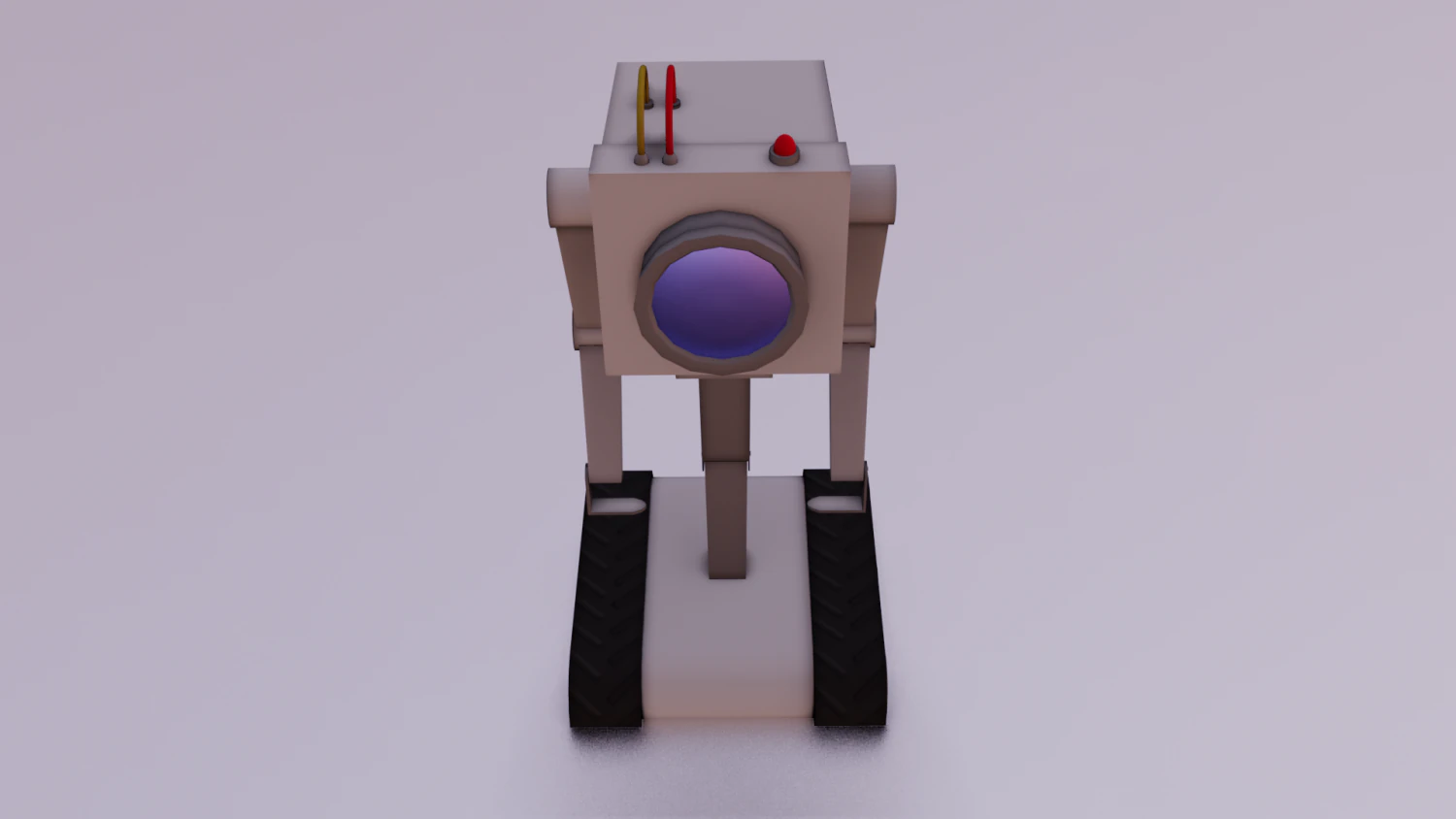 ROBOT GAME READY LOW POLY 3D Model .c4d .max .obj .3ds .fbx .stl .blend 