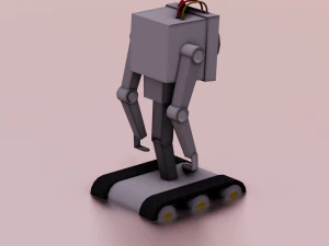 ROBOT GAME READY LOW POLY 3D Model