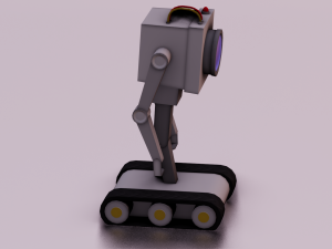 ROBOT GAME READY LOW POLY Modelo 3D