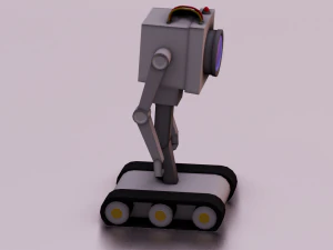 ROBOT GAME READY LOW POLY 3D Model