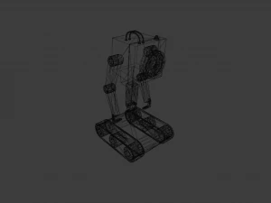 ROBOT GAME READY LOW POLY 3D Model