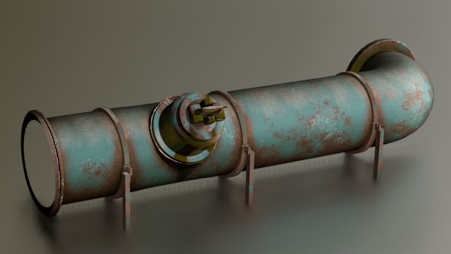 PIPE LINE GAME READY 3D MODEL 3D Model .c4d .max .obj .3ds .fbx .stl .blend 
