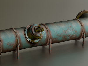 PIPE LINE GAME READY 3D MODEL 3D Model