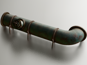 PIPE LINE GAME READY 3D MODEL 3D Model