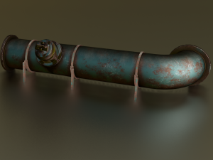 PIPE LINE GAME READY 3D MODEL 3D Model