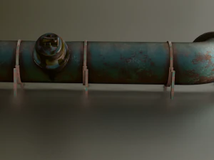 PIPE LINE GAME READY 3D MODEL 3D Model