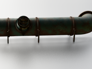 PIPE LINE GAME READY 3D MODEL 3D Model