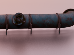 PIPE LINE GAME READY 3D MODEL 3D Model
