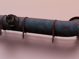 PIPE LINE GAME READY 3D MODEL 3D Model