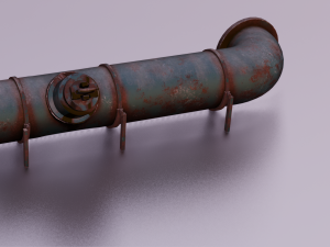 PIPE LINE GAME READY 3D MODEL 3D Model