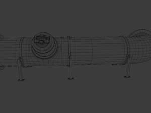 PIPE LINE GAME READY 3D MODEL 3D Model