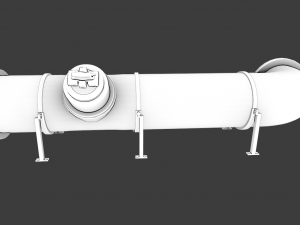PIPE LINE GAME READY 3D MODEL 3D Model