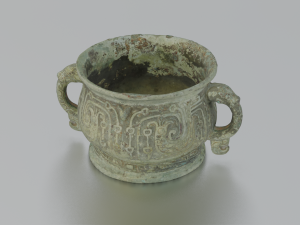 VESSEL ANTIQUE GAME READY LOW POLY Modello 3D