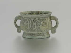 VESSEL ANTIQUE GAME READY LOW POLY Modello 3D