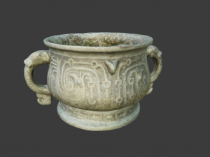 VESSEL ANTIQUE GAME READY LOW POLY Modello 3D
