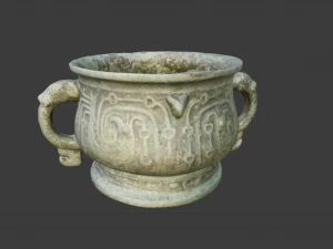 VESSEL ANTIQUE GAME READY LOW POLY 3D Model
