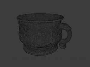 VESSEL ANTIQUE GAME READY LOW POLY Modello 3D