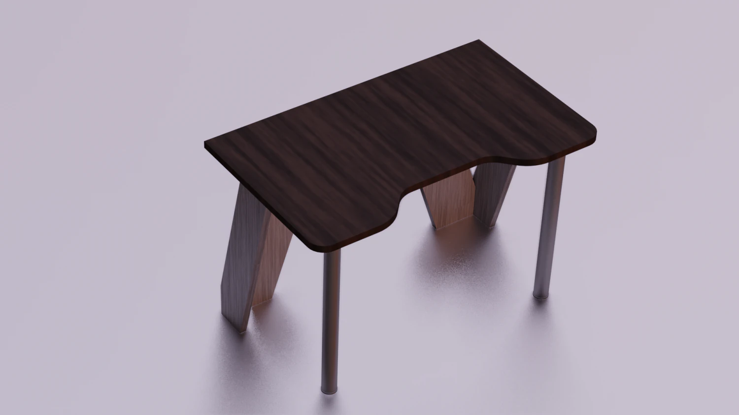 TABLE GAME READY LOW POLY 3D Model .c4d .max .obj .3ds .fbx .stl .blend 