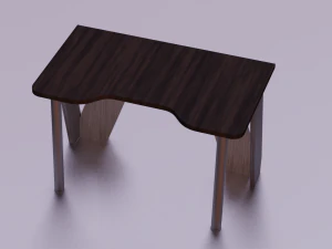 TABLE GAME READY LOW POLY 3D Model