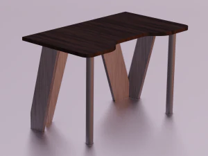 TABLE GAME READY LOW POLY 3D Model