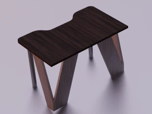 TABLE GAME READY LOW POLY 3D Model