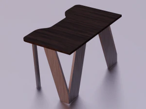 TABLE GAME READY LOW POLY 3D Model