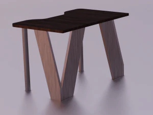 TABLE GAME READY LOW POLY 3D Model