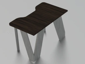 TABLE GAME READY LOW POLY 3D Model