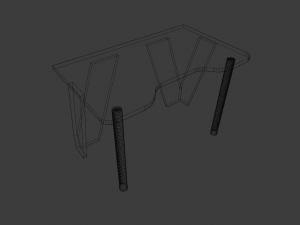 TABLE GAME READY LOW POLY 3D मॉडल