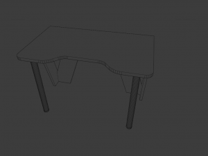 TABLE GAME READY LOW POLY 3D मॉडल