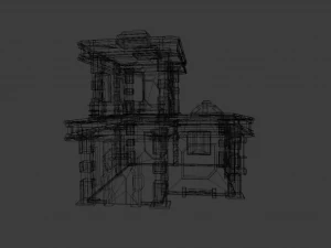 SCI-FI CONSTRU&Ccedil;&Atilde;O POLY JOGO PRONTO Modelo 3D