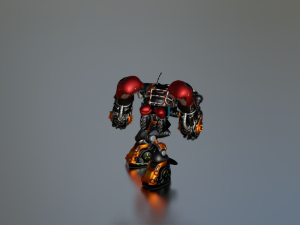 SCI FI ROBOT GAME READY LOW POLY 3D 模型