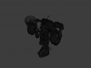 SCI FI ROBOT GAME READY LOW POLY 3D 模型