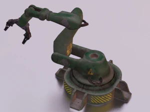 INDUSTRIAL VEHICLE GAME READY LOW POLY 3D Model